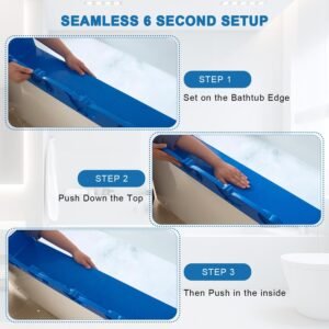 Ocean Animals Bath Splash Guard & Organizer for Kids' Bath Toys - Image 5