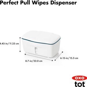 Navy OXO Tot Perfect Pull Wipes Dispenser for Easy Access & Dispensing - Image 7