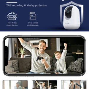 2K Indoor Security Camera with App | WiFi Pet & Baby Monitor, 24/7 HD - Image 8