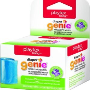Portable Diaper Genie Refill Bags - 25 Count Diaper Pail Supplies - Image 7