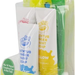 Crayola Bath Tub Brush & Finger Paint Soap Set for Fun Bathtime Play - Image 2