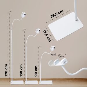 Adjustable Baby Monitor Stand for Boifun, Eufy, Vtech & More - Floor Mount - Image 2