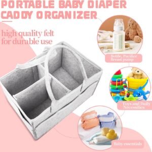 Portable Lainlight Baby Diaper Caddy Organizer for Nursery & Travel - Image 3