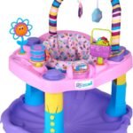Exersaucer Bounce and Learn Sweet Tea Party, Pink/Purple/Yellow