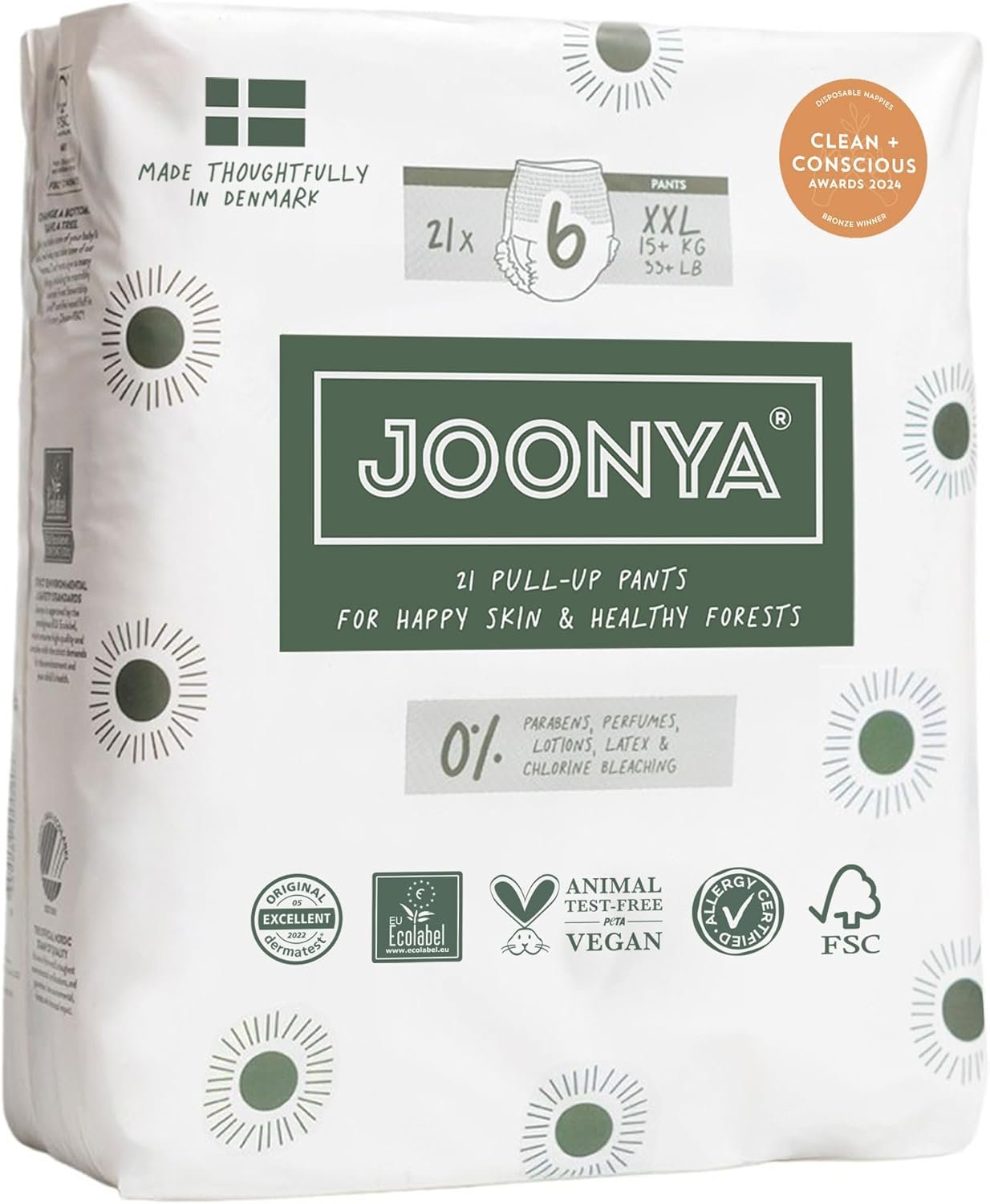 Eco-Friendly Joonya Pull-Up Pants Diapers