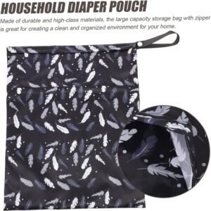 TOVINANNA Dual-Zipper Diaper Pouch Wet Dry Bag for Travel & Essentials - Image 9