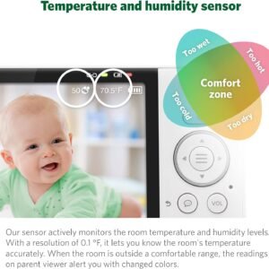 LeapFrog LF925HD 1080p WiFi Baby Monitor | 360° Pan & Tilt, 5" HD Display - Image 15