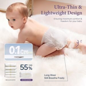 Ultra Soft DRYPER Size 3 Baby Nappies (6-11kg) - 42 Disposable Diapers - Image 4