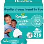 Pampers Complete Clean Baby Wipes - Fresh Scent 3X Pop-Top Packs 216 Count