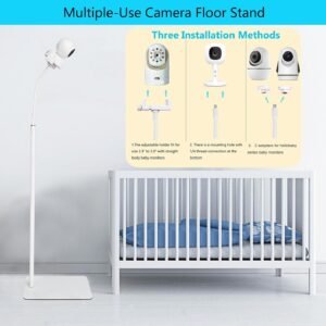 Adjustable Baby Monitor Floor Stand Holder for Hellobaby, Nanit Pro & More - Image 3