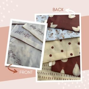 Lucky Love Labor & Delivery Bag | Essential Diaper Organizing Pouches (Cream) - Image 5