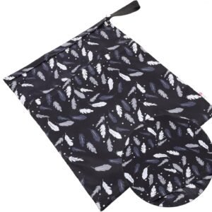 TOVINANNA Dual-Zipper Diaper Pouch Wet Dry Bag for Travel & Essentials - Image 3