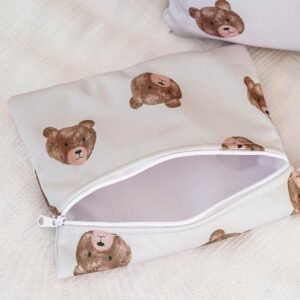 HappyFlute Waterproof Wet Bag Set: Zipper Travel Bags for Diapers & Swimwear - Image 5