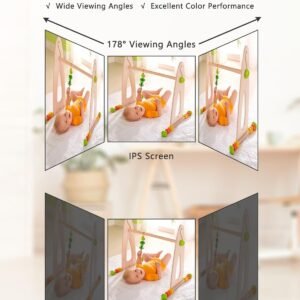 HelloBaby No WiFi Baby Monitor: 2800mAh, 1000ft Range, Two-Way Talk - Image 3