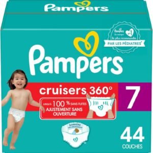 Pampers Cruisers 360 Size 7 Diapers, 44 Count - Ultra Comfort & Fit - Image 2
