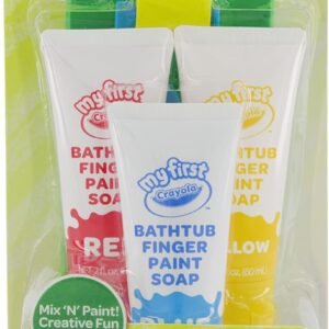 Crayola Bath Tub Brush & Finger Paint Soap Set