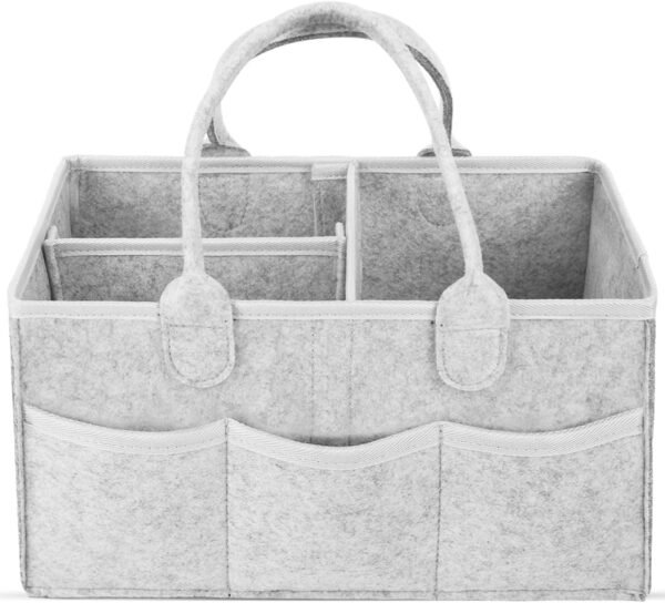 Portable Lainlight Baby Diaper Caddy Organizer for Nursery