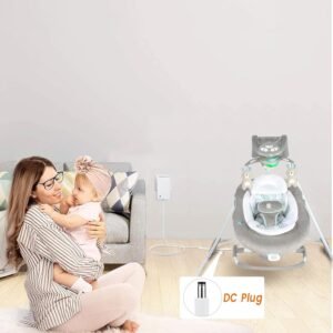 YEAOI 2-in-1 Baby Swing Charging Cable for InLighten, Simple Comfort, Swing'n Go - Image 4