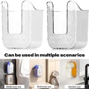 Wall Mounted Wipes Holder - Transparent Bathroom & Kitchen Organizer - Image 6