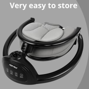 Portable Baby Swing for Infants - 3 Positions, 5 Speeds, Remote Control - Image 5