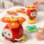 3PCS Suction Cup Spinner Toys for Babies