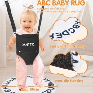 PAHTTO Baby Door Jumper with Soft Rug & Adjustable Height Bouncing Harness - Image 4
