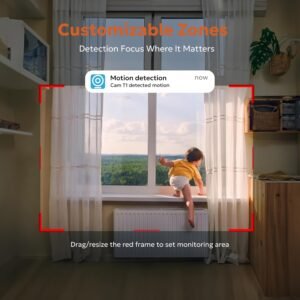Owltron 2K Indoor Security Camera for Baby, Pets & Elders | WiFi, Night Vision, 2-Way Audio, Motion Detection, Alexa Compatible - Image 9