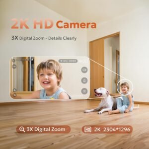 Owltron 2K Indoor Security Camera for Baby, Pets & Elders | WiFi, Night Vision, 2-Way Audio, Motion Detection, Alexa Compatible - Image 2