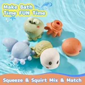 AMCHSURI Squirting Bath Toys for Babies & Toddlers | Fun Water Play Gift - Image 3
