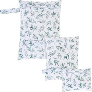 3PCS Wet Dry Bags Waterproof Reusable, Large Travel Laundry Bag, Lightweight Dry Storage Bag for Travel Swimming Boating Kayaking Paddle Board Camping Beach Accessories (style2)