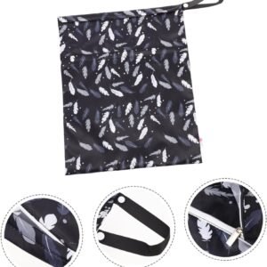 TOVINANNA Dual-Zipper Diaper Pouch Wet Dry Bag for Travel & Essentials - Image 5