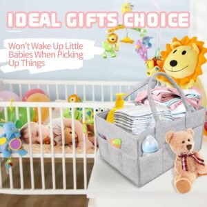 Portable Lainlight Baby Diaper Caddy Organizer for Nursery & Travel - Image 6