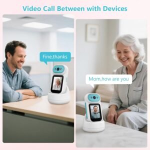 MYPIN Smart Indoor Camera: 2K Video Call, 350° Pan, Night Vision, Pet/Nanny Monitor - Image 5