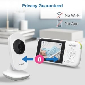 VTech VM819-2 Baby Monitor with 2 Cameras, 2.8” Screen & Night Vision - Image 7