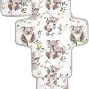 Beauty Koala Gray Portable Diaper Changing Pad