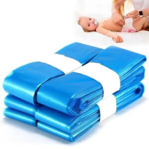 Nappy Bin Refill, 4pcs Diaper Pail Refill Bags, Baby Scented Refills Diaper Pail Disposal Sacks Holds 1040 Newborn Diapers Compatible with Tommee Tippee Genie Munchkin