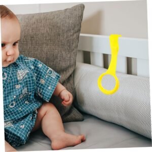 LIOOBO 2-Pack Ergonomic Playpen Pull-Up Rings for Safe Indoor Support - Image 5