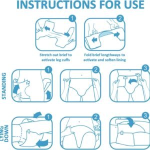 Littleforbig ABDL Printed Adult Brief Diapers Sample Pack - X-Large (48-56") - Image 4