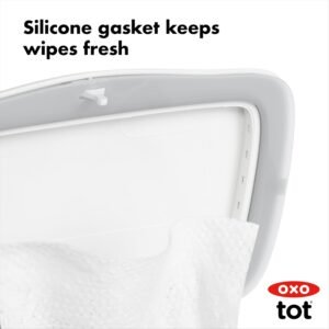 Oxo Tot Perfect Pull Wipes Dispenser - Gray (Model 63121800) - Image 4