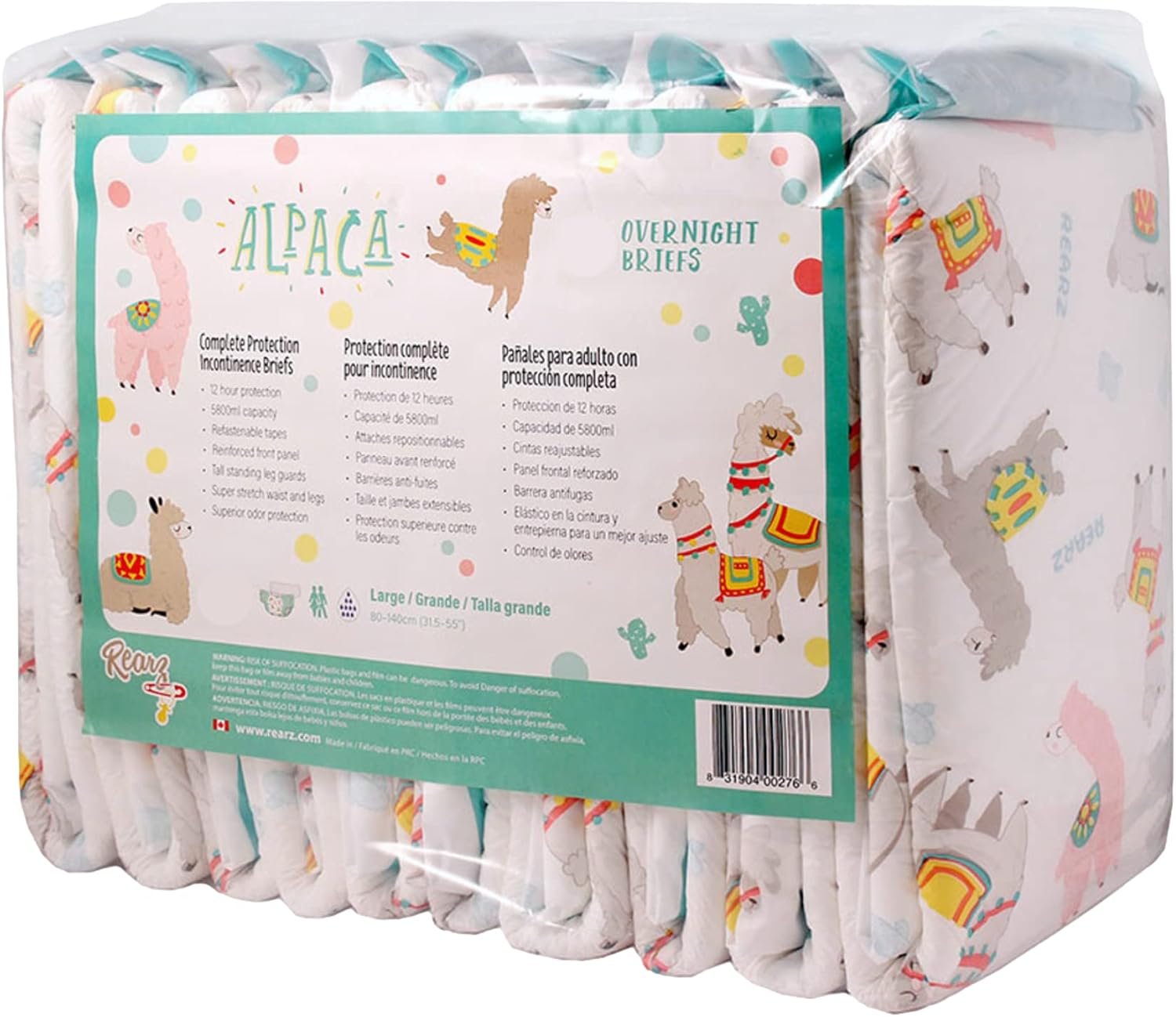 Rearz Alpaca Adult Nighttime Diapers