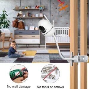 Flexible Clip Clamp Mount for HelloBaby & ANMEATE Baby Monitors - Image 5