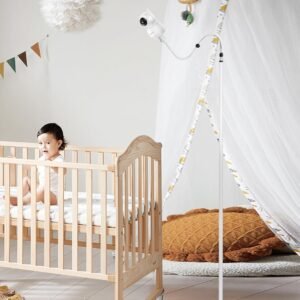 Adjustable Baby Monitor Floor Stand for Hellobaby, Infant Optics & More - Image 9