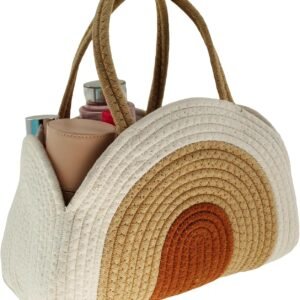 Large Cotton Rope Baby Diaper Caddy Organizer