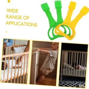Durable 4pc Bed Pull Rings - Lightweight Stand-Up Assist for Kids - Image 2