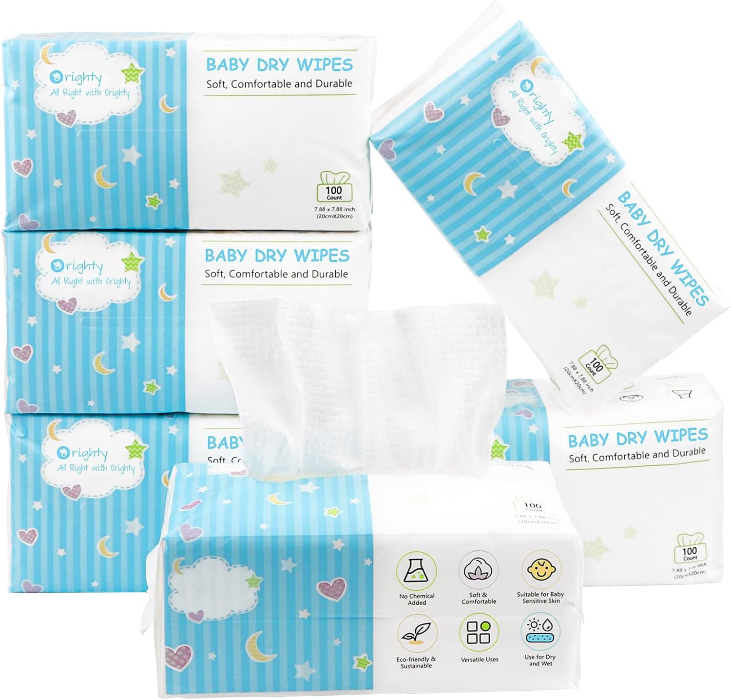 Orighty Dry Baby Wipes