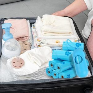 Odor-Proof Diaper Garbage Bags - 16 Rolls with Dispenser | Tear-Resistant - Image 3