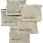 Lucky Love Labor and Delivery Bag, Diaper Bag Organizing Pouches and Hospital Essentials for Mom (Cream)