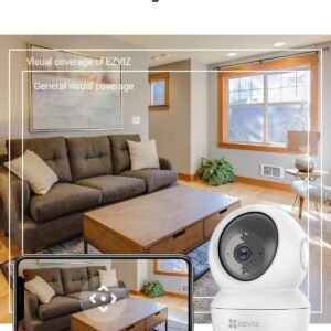 EZVIZ 1080P Indoor Security Camera: Pan/Tilt, Night Vision, 2-Way Talk, Alexa/Google Compatible - Image 2