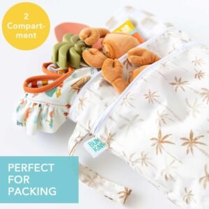 Bumkins Wet Bag for Baby Girls & Boys | Waterproof Diaper Bag - Image 2