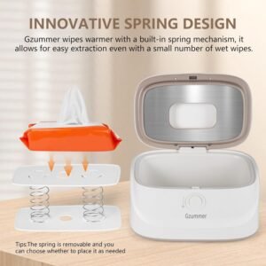 Baby Wipe Warmer with Child Lock & Night Light | Fast Heating, Large Capacity - Image 2